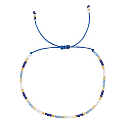 MG-B23022301O Богемный разноцветный браслет из бисера - уникальный браслет из микса бисера для пар