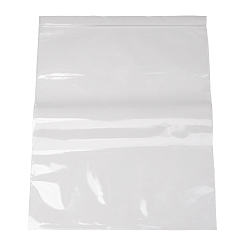 Прозрачный Полипропиленовые пакеты с замком на молнии, верхнего уплотнения, закрывающиеся сумки, мешок с самоуплотнением, прямоугольные, прозрачные, 32x22 см, односторонняя толщина: 2 мил(0.06мм), внутренней меры: 31x22 см