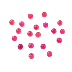 Нефрит Природного нефрита кабошоны, полукруглый, окрашенные, 4x2~2.5 мм