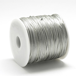 Light Grey Nylon Thread, Light Grey, 2.5mm, about 32.81 Yards(30m)/Roll
