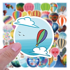 Balloon PVC Adhesive Stickers, for Suitcase, Skateboard, Refrigerator, Helmet, Mobile Phone Shell, Stationery, Balloon Pattern, 5~7x5~7cm, 50pcs/bag