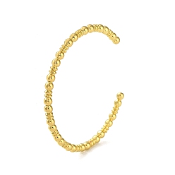 Real 18K Gold Plated Brass Cuff Bangles, Long-Lasting Plated, Lead Free & Cadmium Free, Real 18K Gold Plated, Inner Diameter: 2-1/4 inch(5.7cm)