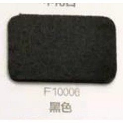 Black Flat Round Felt Fabric, for DIY Crafts Sewing Accessories, Black, 10~30x0.3cm, Hole: 6mm, 5pcs/set