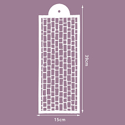 Другие Шаблоны трафаретов для рисования пластиковых питомцев, прямоугольник с рисунком смешивания, другой узор, 390x150 мм