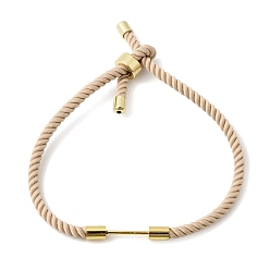 Фора 3мм круглые нейлоновые миланские шнуры для изготовления ожерелий, с латунной фурнитурой , золотые, долговечный, стойки покрытие, оранжевые, 8.03 дюйм (20.4 см)