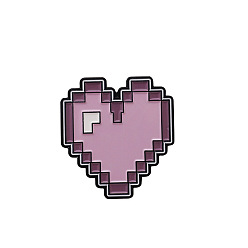 XZ2116 Милая мультяшная розовая игровая консоль, эмалированная булавка, мозаичная брошь в форме сердца, значок