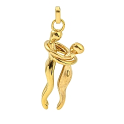 Золотой Ионное покрытие (ip) 304 подвески из нержавеющей стали, человек, золотые, 37x13.5x15 мм, отверстие : 4x2.3 мм