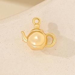 Золотой Металлические подвески, чары для чайника, золотые, 12x13 мм