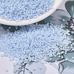 (DB1497) Непрозрачный Светло-голубой Бусины miyuki delica, цилиндр, японский бисер, 11/0, (дБ 1497) непрозрачный светло-голубой, 1.3x1.6 мм, отверстие : 0.8 мм, Около 2000 шт / 10 г