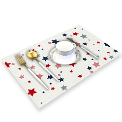 CD22-3 American Independence Day Placemat Fabric Insulation Table Mat Holiday Decoration Western Napkin Napkin
