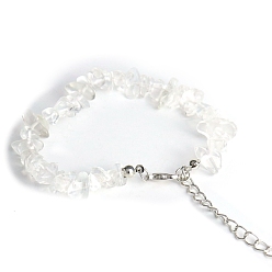 Quartz Crystal Synthetic  Quartz Crystal Bead Bracelets, 8-5/8 inch(22cm)