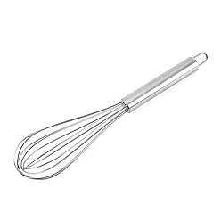 Нержавеющая Сталь Цвет Не тускнеет 430 венчик для взбивания яиц из нержавеющей стали, инструмент для выпечки своими руками, цвет нержавеющей стали, 255x55 мм