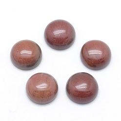 Mookaite Natural Mookaite Cabochons, Flat Round, Dyed, 8x3~4mm