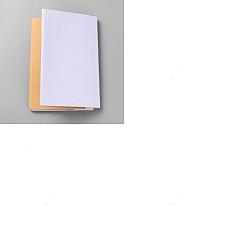 Белый 1поликарбонатная флокированная ткань самоклеящаяся ткань, для ювелирных изделий из ткани для рукоделия и изготовления поделок, прямоугольные, белые, 1540x204x1 мм