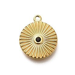 Реактивный Самолет 304 из нержавеющей стали амулеты горный хрусталь, ионное покрытие (ip), реальный 14 k позолоченный, плоские круглые прелести, струя, 14.5x12x2.5 мм, отверстие : 1.3 мм