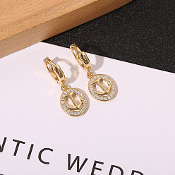 Zircon-studded dry dock Vintage Cross Diamond Earrings for Men and Women - Fashionable Retro Ear Jewelry