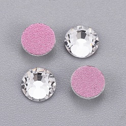 Crystal Glass Rhinestone Cabochons, Grade AA, Flat Back & Faceted, Half Round, Crystal, SS20, 4.6~4.8mm, about 1440pcs/bag
