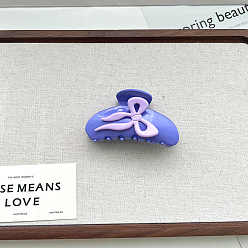 Фиолетовый Заколки для волос в форме когтей из ацетата целлюлозы, аксессуары для волос для женщин и девочек, бантом, фиолетовые, 85x45 мм