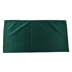 Морско-зеленый Бархатная салфетка для полировки серебра для ювелирных изделий, прямоугольные, цвета морской волны, 81.6x41x0.15 см