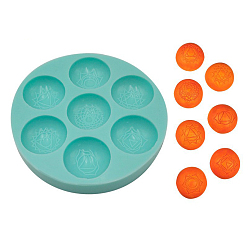 Mixed Patterns Yoga Silicone Molds, Resin Casting Molds, for UV Resin & Epoxy Resin Craft Making, Mixed Patterns, 134x20mm, Inner Diameter: 38x15mm