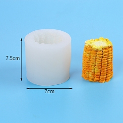 Corn Moule en silicone de qualité alimentaire pour bricolage, bougie, pour la fabrication de bougies, maïs, 75x70mm