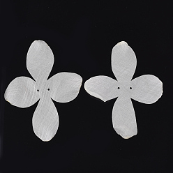 Cornsilk Organza Fabric, For DIY Jewelry Making Crafts, Flower, Cornsilk, 140~150x100~130mm, Hole: 2mm