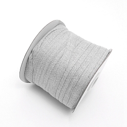 Серый Хлопчатобумажные ленты из твила, елочка ленты, для шитья, серые, 3/8 дюйм (10 мм) x 0.84 мм, о 80yards / рулон (73.15 м / рулон)