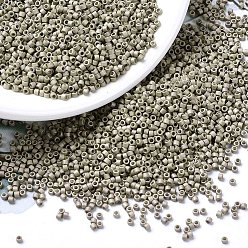 (DB1168) Гальванический Матовый Светлый Дымчатый Аметистовый Бусины miyuki delica, цилиндр, японский бисер, 11/0, (дБ 1168) оцинкованный матовый светло-дымчатый аметист, 1.3x1.6 мм, отверстие : 0.8 мм, Около 2000 шт / 10 г