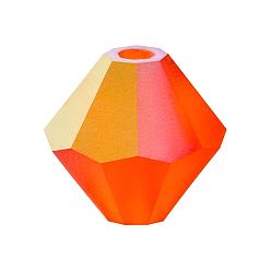 90040 20019 Hyacinth AB Matt Хрустальные бусины preciosa®, чешский хрусталь, биконус(451 69 302 рондель), 90040 20019 гиацинт ab матовый, 4 мм, отверстие : 0.8 мм