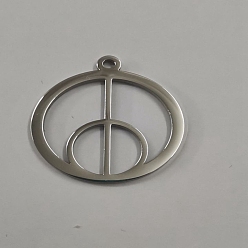 Нержавеющая Сталь Цвет 304 подвески из нержавеющей стали, плоско-круглые, цвет нержавеющей стали, 25x2 мм, отверстие : 2 мм