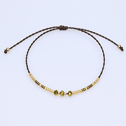 9 Miyuki Crystal Beaded Bracelet - Original European Style Handmade Design