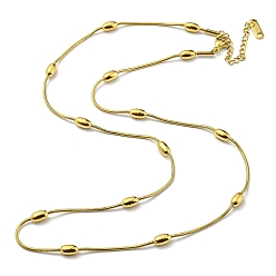 Golden 304 Stainless Steel Satellite Chains Double Layer Wrap Bracelet, Golden, 20-3/8 inch(51.9cm)