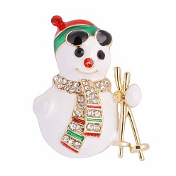 YNCP1696 Halloween snowman Christmas old man corsage drip oil socks brooch costume accessories brooch