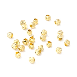 Real 18K Gold Plated Brass Beads, Long-Lasting Plated, Rondelle, Real 18K Gold Plated, 2.5x2mm, Hole: 1.2mm
