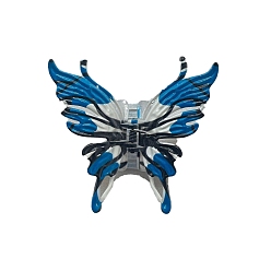 Темно-Голубой Пластиковые заколки для волос с когтями бабочки, аксессуары для волос для женщин и девочек, глубокое синее небо, 100 мм