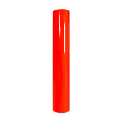 Orange Red 3D Polyurethane Heat Transfer Vinyl Sheets, Foaming HTV Press Film, Iron on Vinyl for T-Shirt Clothes Bag, Orange Red, 250x305mm