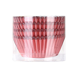 Crimson Cupcake Aluminum Foil Baking Cups, Greaseproof Muffin Liners Holders Baking Wrappers, Crimson, 65x30mm, about 100pcs/bag