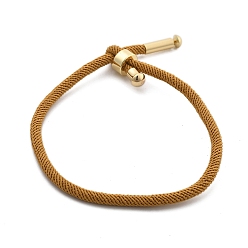 (932FM) Темно-синий аква-матовый с подкладкой Браслеты хлопок шнур, с латунной найти, долговечный, реальный 24 k позолоченный, темно-золотистые, 8-1/2 дюйм (21.5 см) ~ 9 дюйм (23 см)