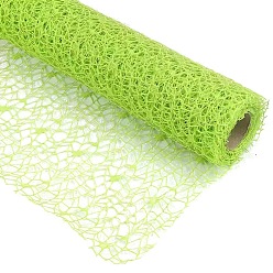 Yellow Green Cloth Mesh for Flower Bouquet Wrapping, Yellow Green, 4500x500mm