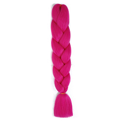 Camellia Long Single Color Jumbo Braid Hair Extensions for African Style - High Temperature Synthetic Fiber