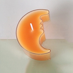 Прозрачный Лунные пластиковые прозрачные чайные подсвечники для подсвечников, термостойкие контейнеры для свечей, для изготовления свечей своими руками, прозрачные, 5.25x3.6x2.2 см