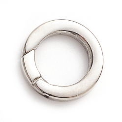 Stainless Steel Color 304 Stainless Steel Spring Gate Rings, O Rings, Stainless Steel Color, 20x3.5mm, Inner Diameter: 13mm
