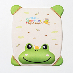 Лягушка Силиконовый коврик для мыши с поддержкой запястья, рисунок лягушки, 215x175x20 мм