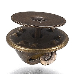 Античная Бронза Латунный значок лацкан, булавка для галстука, фурнитура для броши, античная бронза, 8x11.5x6 мм, отверстие : 1.2 мм, штифты : 1 мм, 50sets / мешок