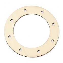 Бежевый Рамки для венков для поделок, деревянные кольца для цветочных композиций, бежевые, 200x2.5 мм, внутренний диаметр: 150 мм