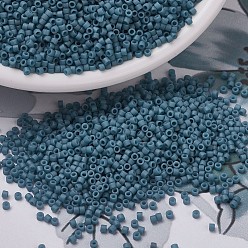 (DB0792) Окрашенный Полу-матовый Непрозрачный Сланец Бусины miyuki delica, цилиндр, японский бисер, 11/0, (db 0792) окрашенный полузамороженный непрозрачный сланец, 1.3x1.6 мм, отверстие : 0.8 мм, Около 2000 шт / 10 г