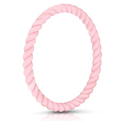 light pink #05 Silicone Bracelet Wristband European and American Jewelry Mobile Phone Bracelet Keychain Accessories.