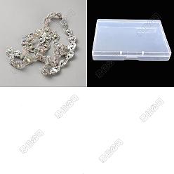 Хрусталь AB 1 двор железные стразы чашки цепи, глаз, хрусталь AB, 14x4.5 мм