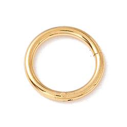 Золотой 304 заклепки из нержавеющей стали, кольцо, золотые, 8x1 мм, внутренний диаметр: 6 мм