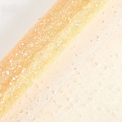 Оранжевый Ленты из тюля из органзы, тюль из ткани для украшения свадебной вечеринки, юбки-пачки шитье рукоделие, оранжевые, 2 дюйм (50 мм), около 3.83~4.37 ярдов (3.5~4 м) / рулон